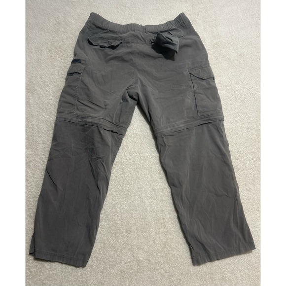 BC Clothing Mens‎ Convertible Cargo Pants XXL X30 Olive Green Pockets Stretch - Picture 6 of 7